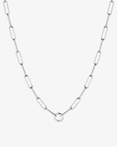 Paperclip Chain w/ Charm Holder